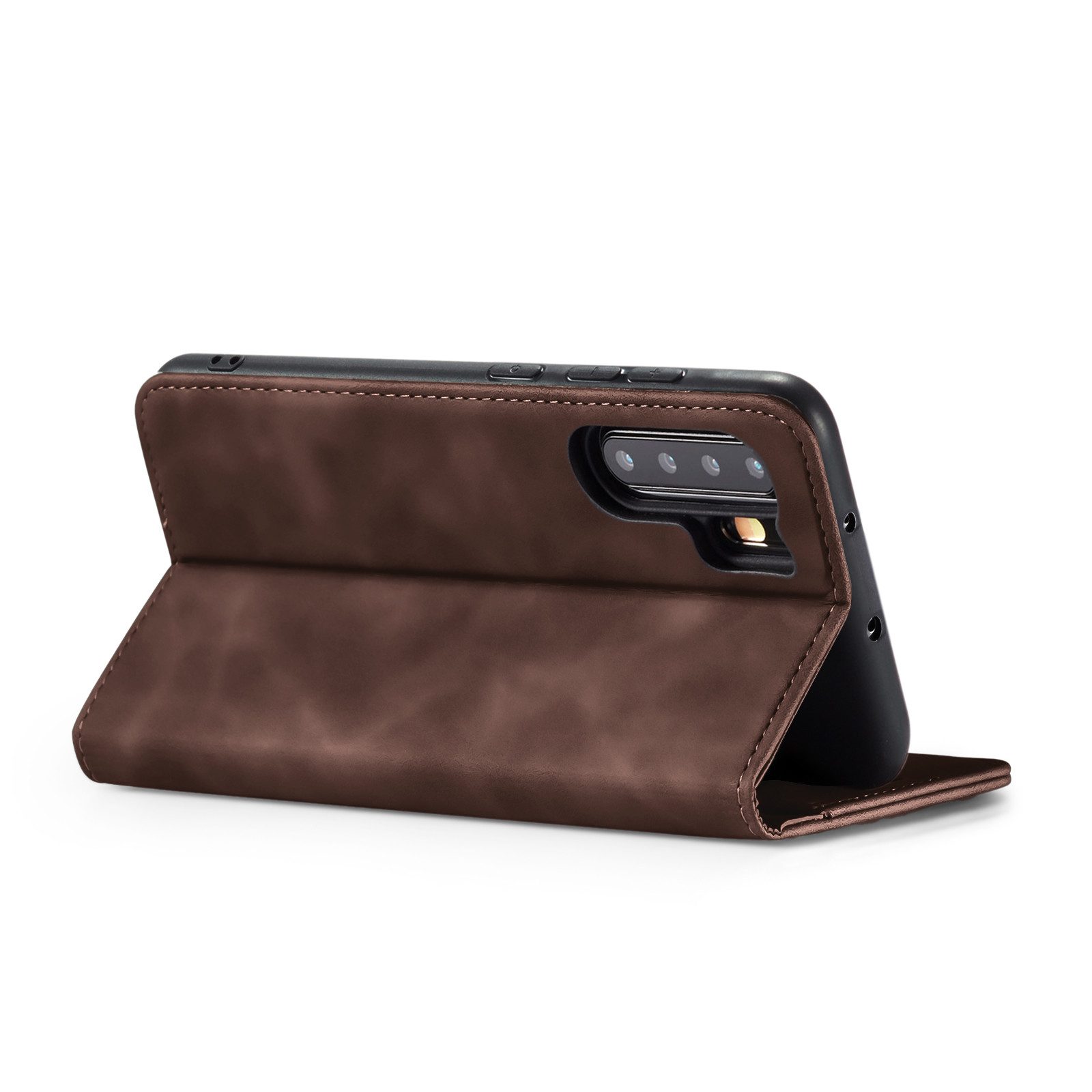 Tec-Expert Handyhülle Tasche Hülle für Huawei P30 6.1 Zoll, 6.1, Cover Klapphülle Case mit Kartenfach Fliphülle aufstellbar