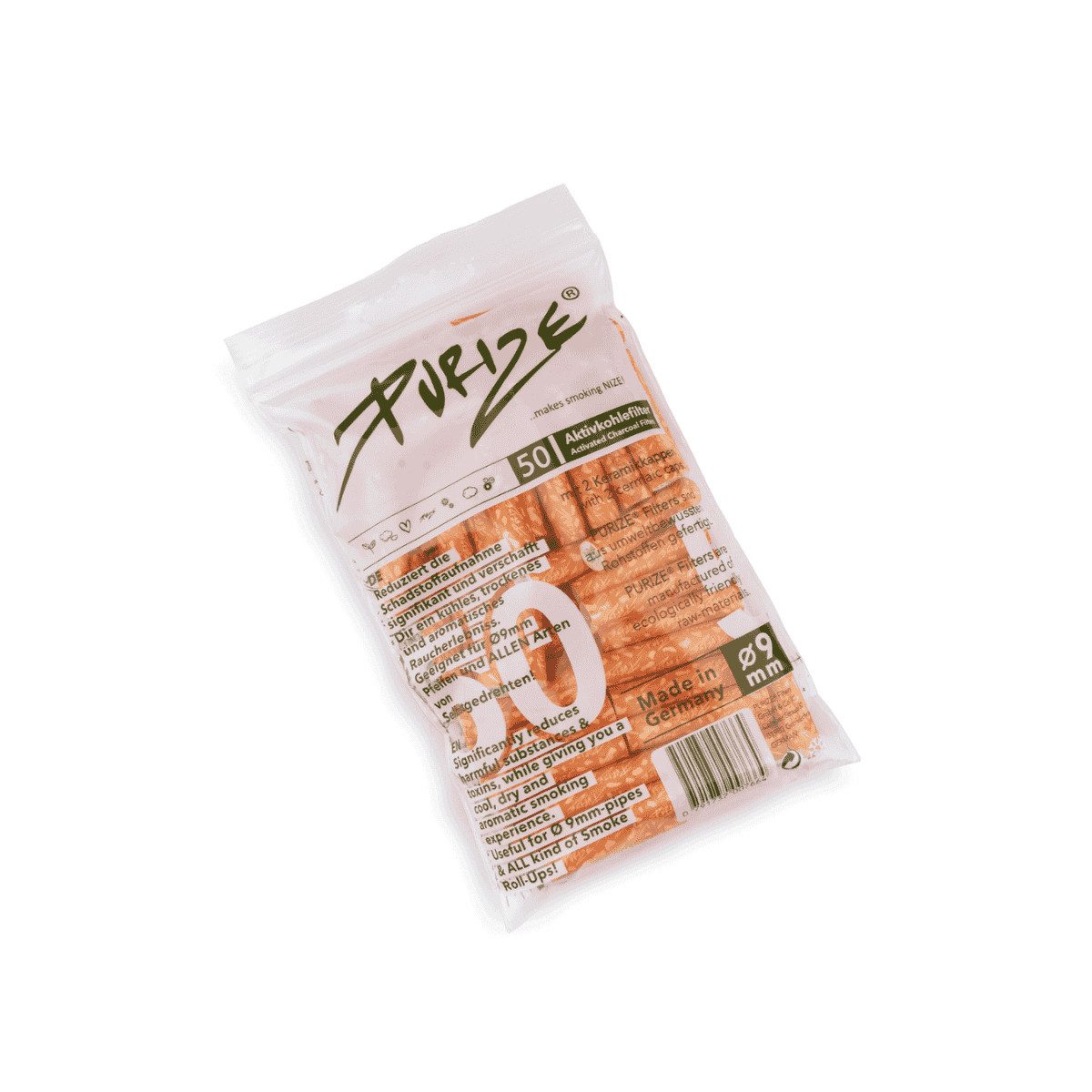 Aktivkohlefilter Blunt Filter für selbstgedrehte Zigratten, Pfeifen & mehr