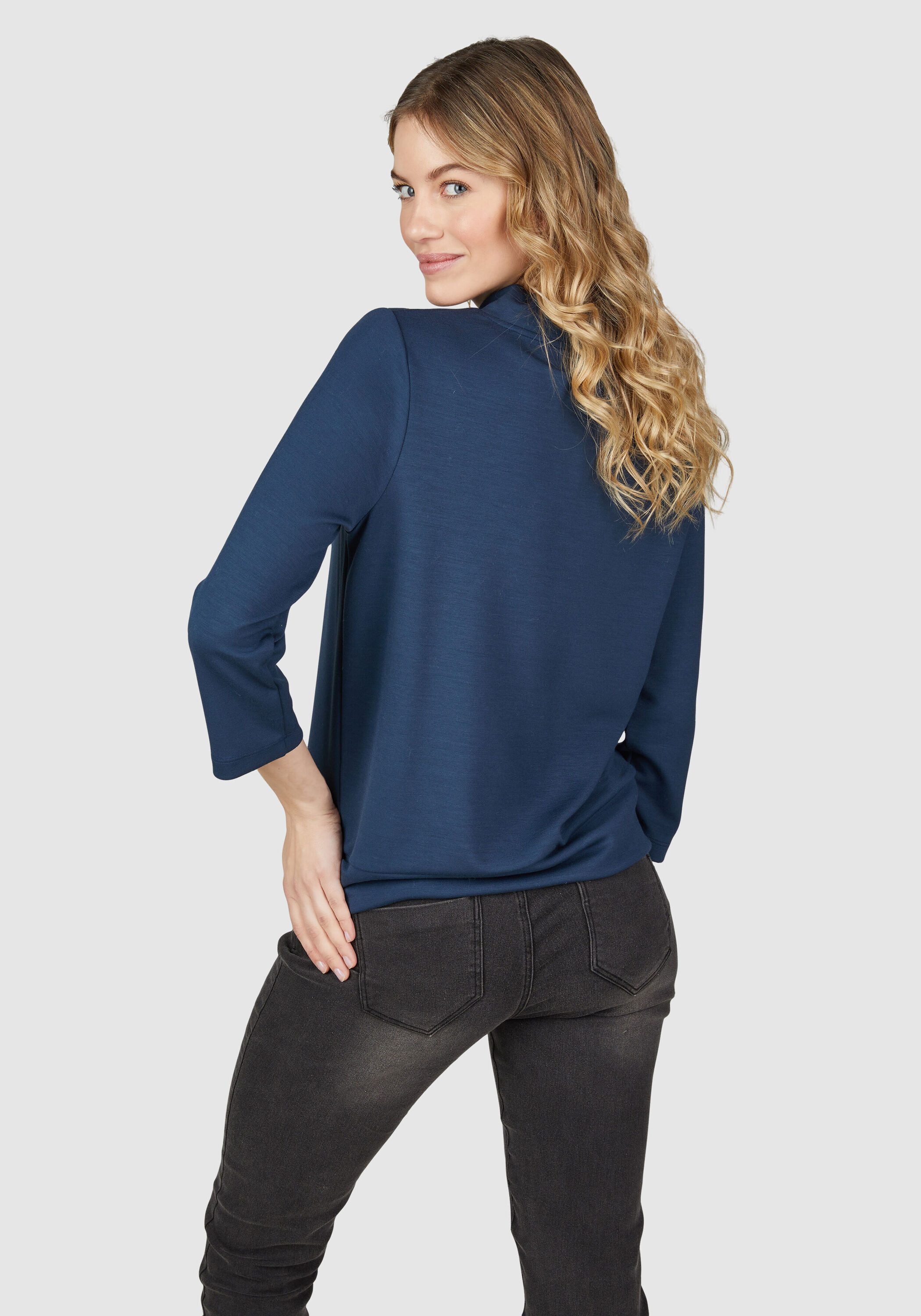 NAVIGAZIONE Sweatshirt (1-tlg) mit auffälligem Print