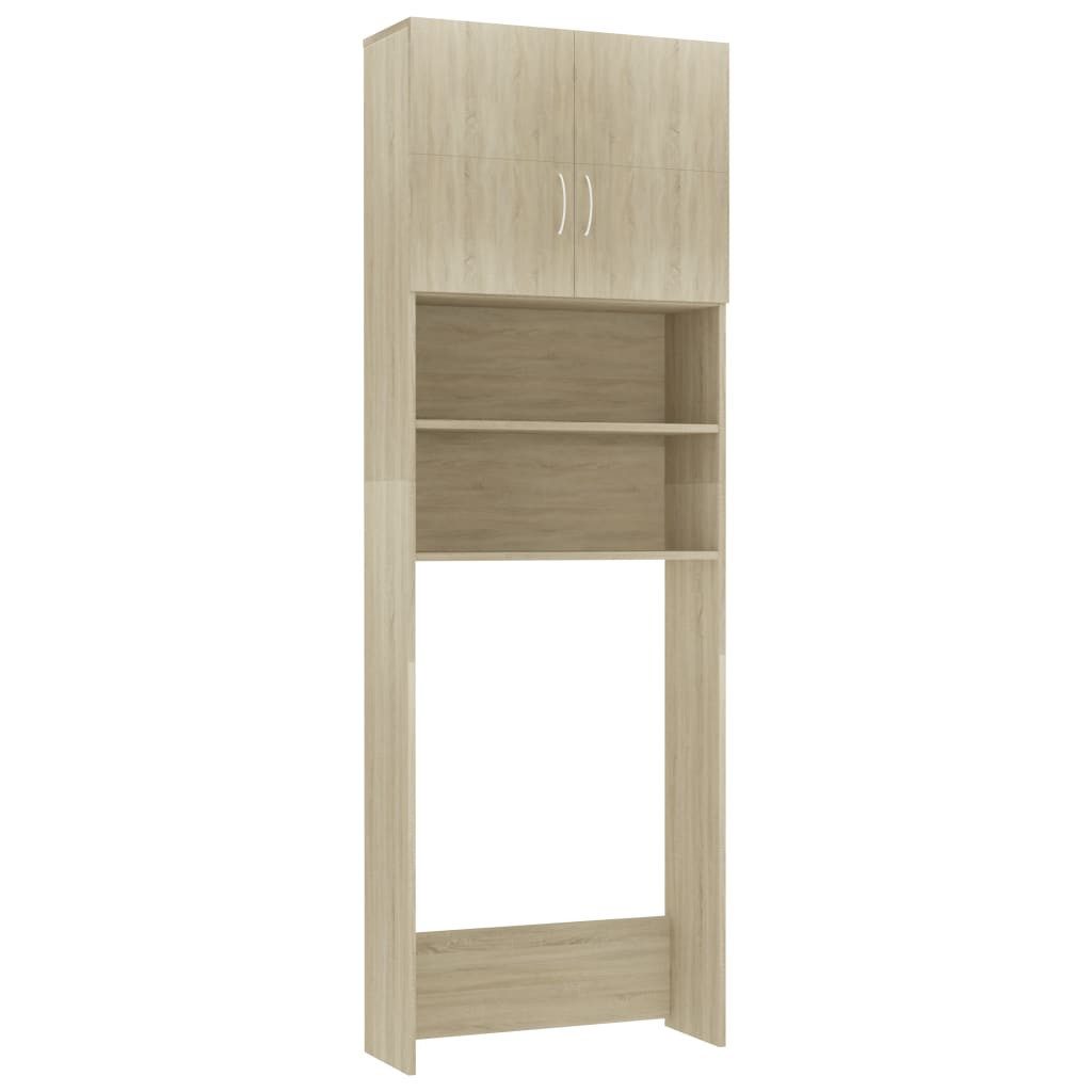Badregal Waschmaschinenschrank Sonoma Eiche 6425,5190 cm Spanplatte