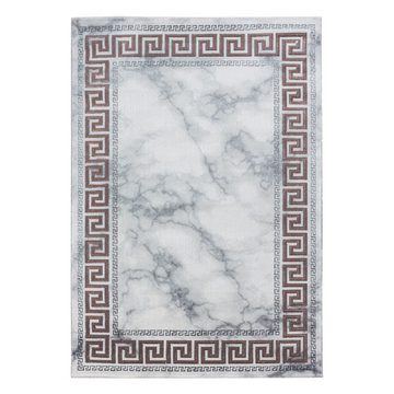 Designteppich Marmoroptik Teppich, für Wohnzimmer, edel und chic, pflegeleicht, Giantore, rechteck