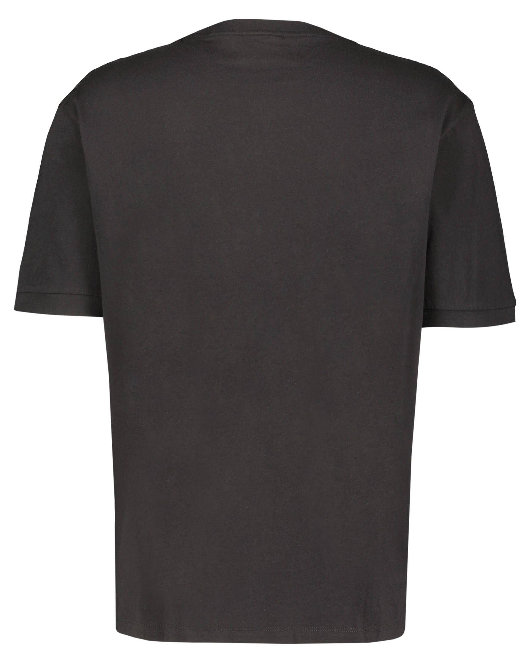 HUGO DONTEVIDEO (15) T-Shirt T-Shirt schwarz (1-tlg) Herren