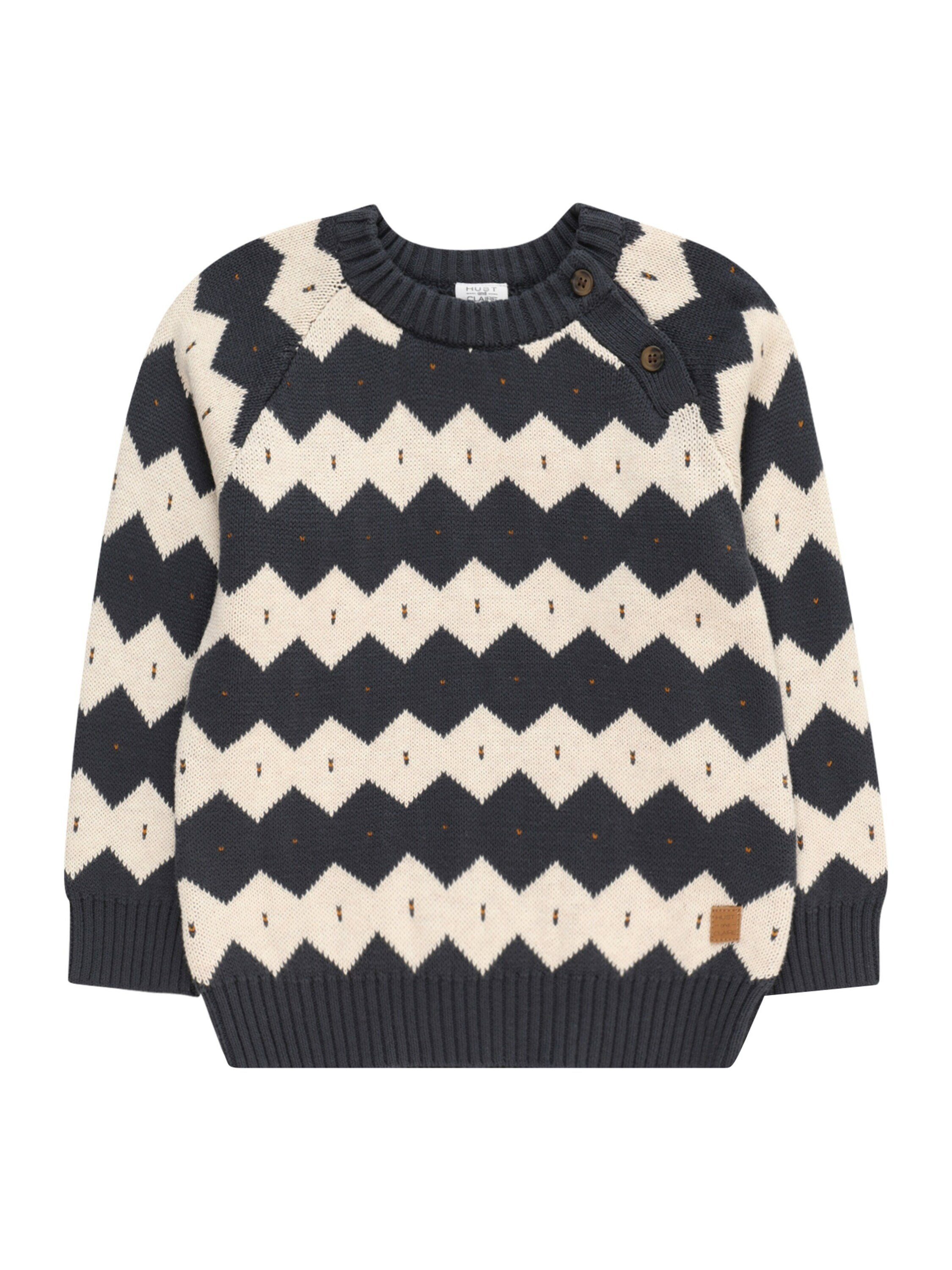 Hust & Claire Jungen Pullover Norweger - Strickpullover Aus 100% Baumwolle
