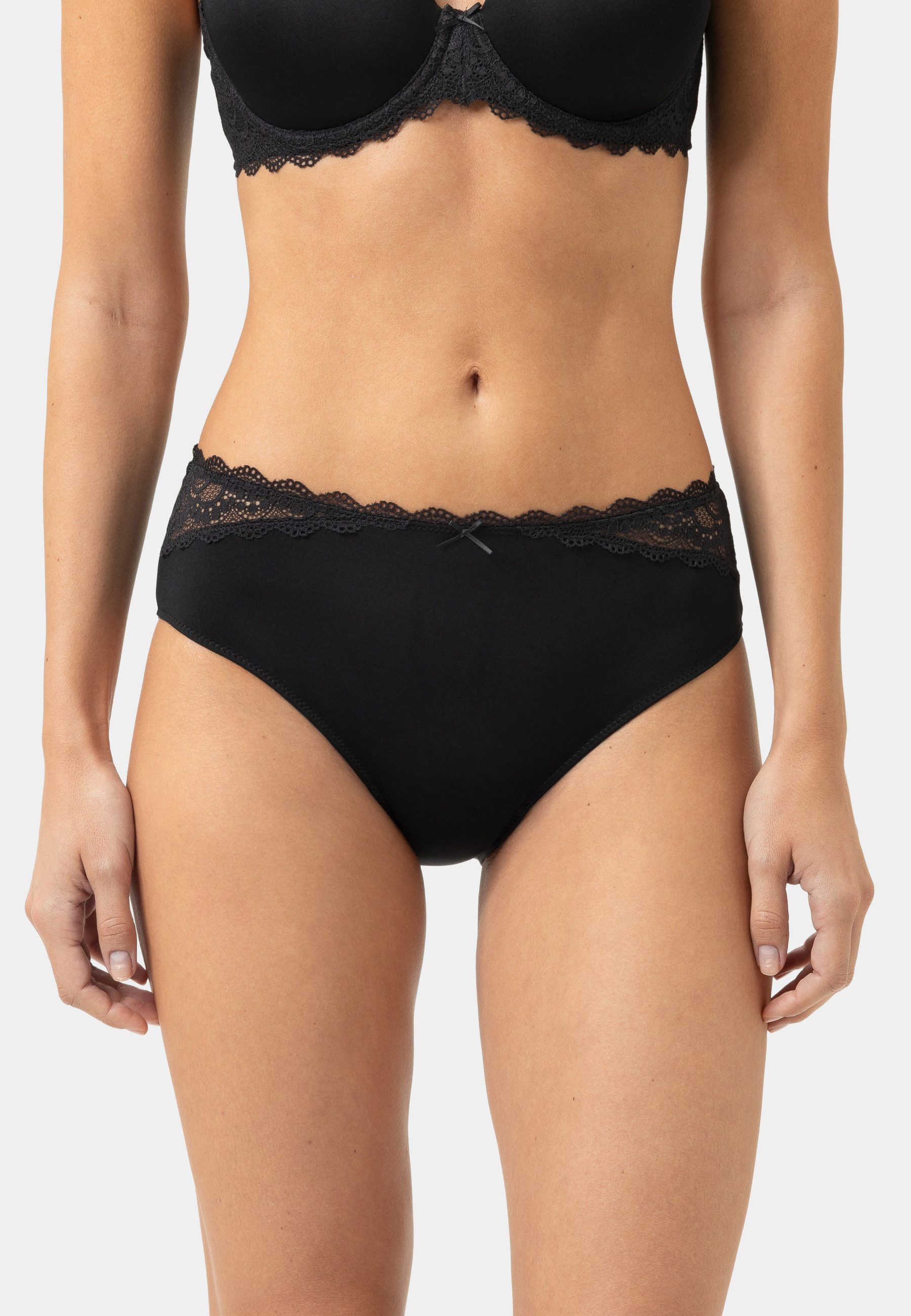 Mey Hipster Mey Damen American Pants Serie Amorous Uni (1-St., 1) Dessous-Slip mit Spitze, elegant & sexy