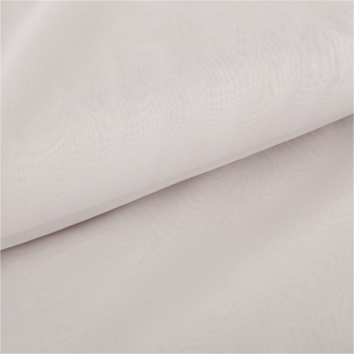 Stoff Gardinenstoff Meterware Soft Voile hellgrau 320 cm breit