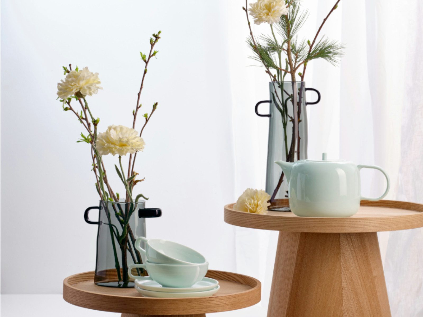 ASA SELECTION Dekovase Rayu Vase grey 10cm (Vasen)