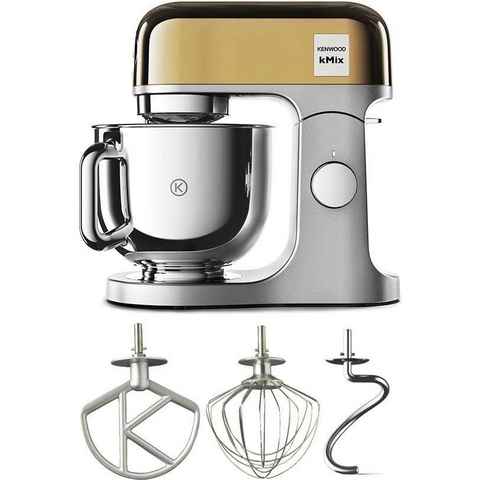 KENWOOD Küchenmaschine KMX760YG kMix Premium Edition Gold, 1000 W, 5 l Schüssel, mit 3-tlg. Pâtisserie-Set