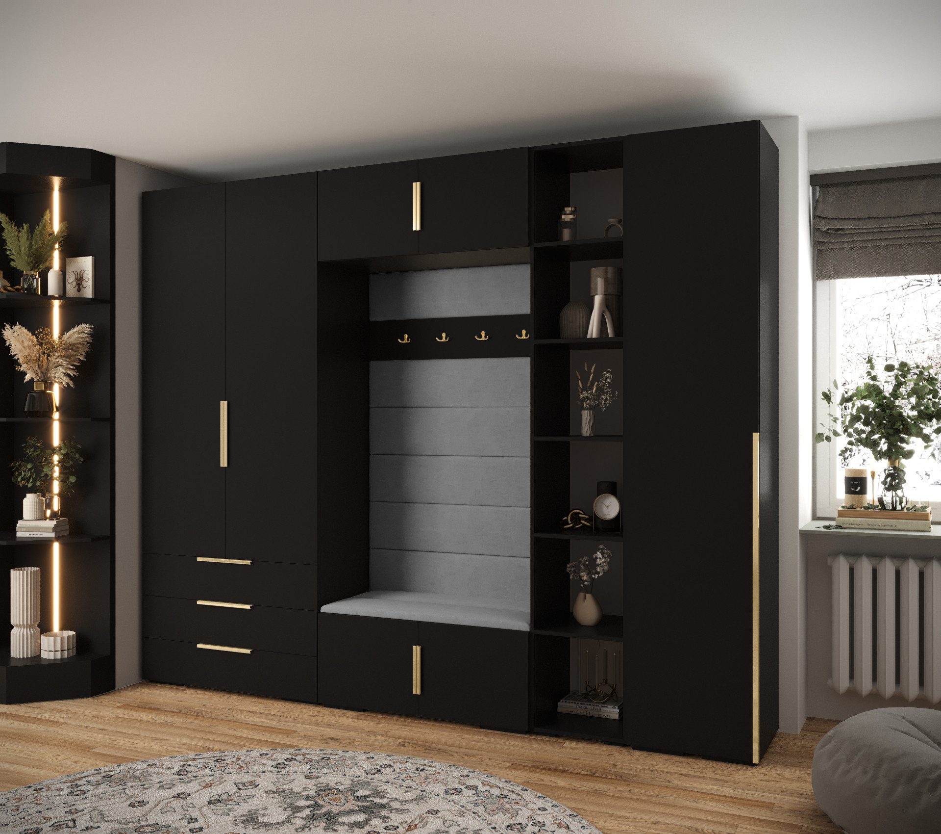 ABIKS MÖBEL Kompaktgarderobe INOVA 1 SATZ günstig online kaufen