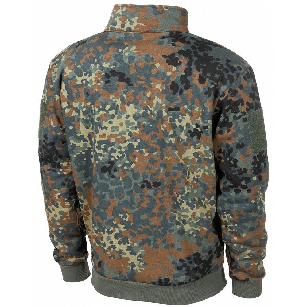 MFH Sweatjacke Sweatjacke, Tactical, flecktarn - XL Kopfhörerausgang günstig online kaufen