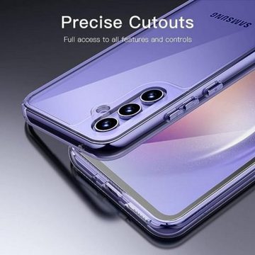 SmartUP Smartphone-Hülle Hülle + 2X Schutzglas für Samsung Galaxy A54 5G Panzerfolie Case 9H