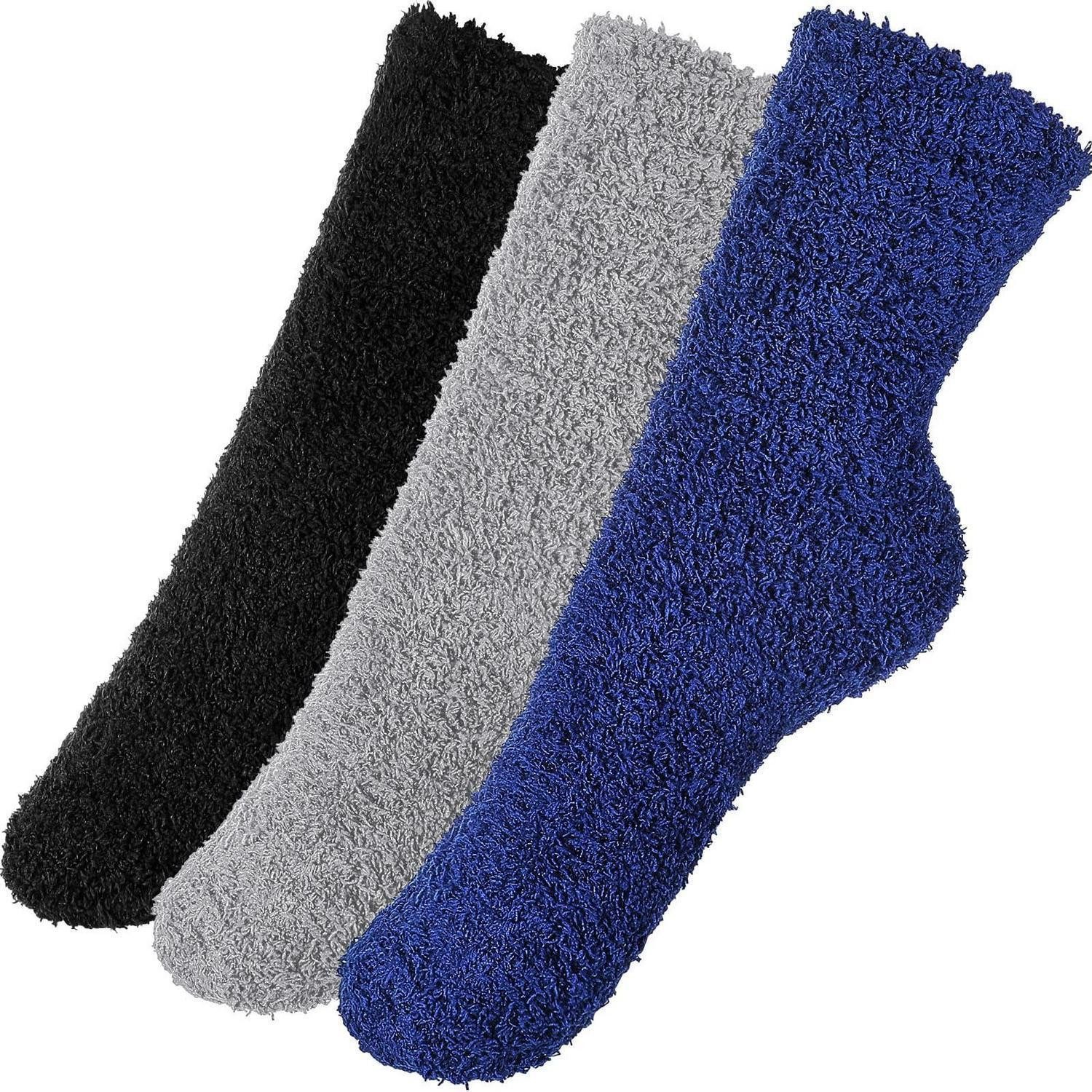 LuxusKollektion Kuschelsocken Herren Kuschelsocken 3 Paar Größe 40-46