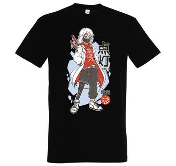 Youth Designz Print-Shirt Techwear Anime Herren T-Shirt mit lustigen Logo für Herren