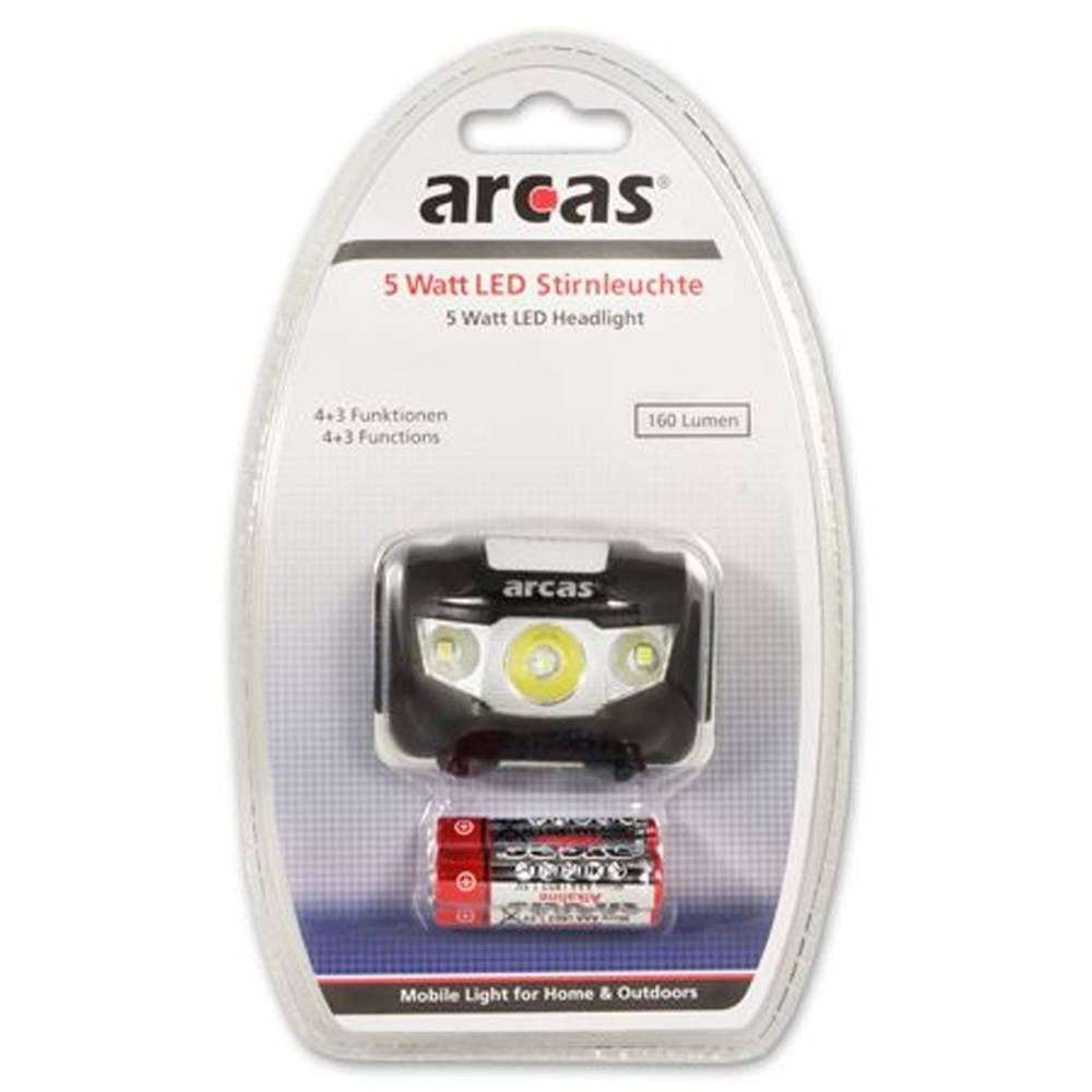 Arcas LED Stirnlampe Kopflampe 30710010