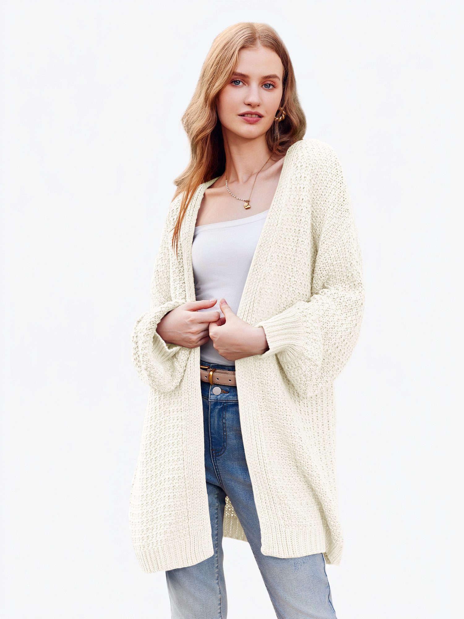 Imily Bela Cardigan Damen Langarm Strickjacke (Packung, 1-tlg., 1per-Pack) günstig online kaufen