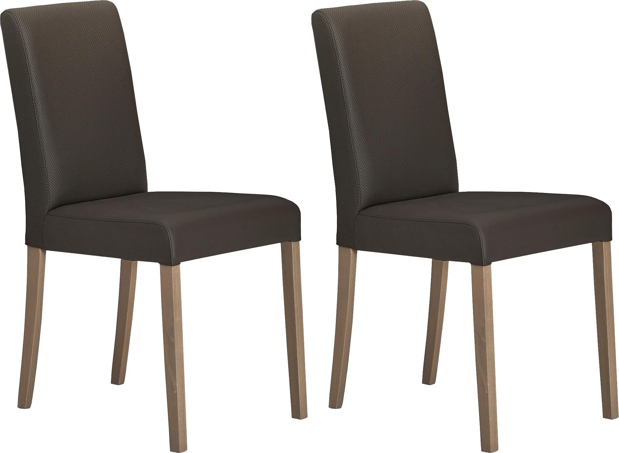 massivline&more 4-Fußstuhl Sylt (Set, 2 St), Gestell aus Massivholz