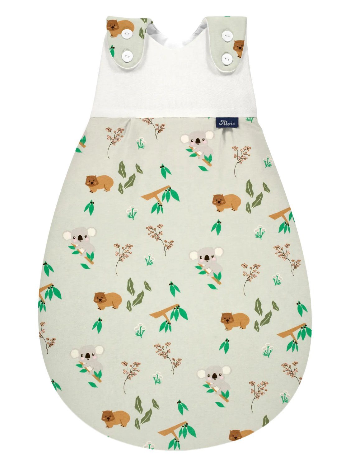 Alvi® Babyschlafsack Baby-Mäxchen Außensack Bio-Baumwolle (1 tlg., Baby-Mäxchen Außensack Bio-Baumwolle), TOG Wert: 2.5