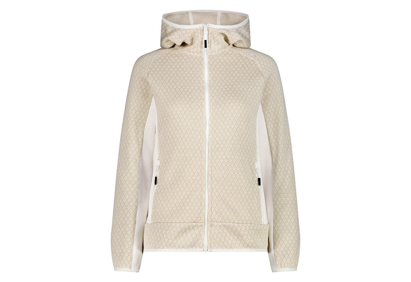 CMP Fleecejacke Woman Jacket Fix Hood mit seitlichen Reißverschlusstaschen