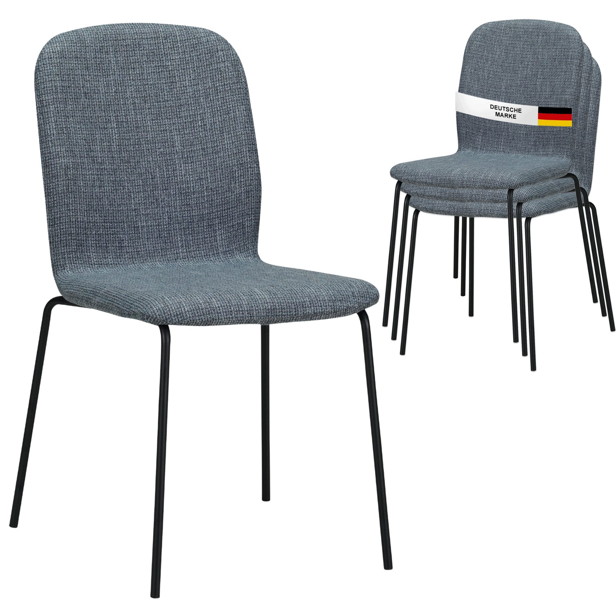 Albatros International Esszimmerstuhl Esszimmerstuhl ENNA 4er günstig online kaufen