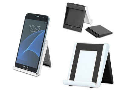 cofi1453 Mini Portabler Handy Halter Büro Tisch Ständer Halterung Multi Winkel Smartphone-Halterung