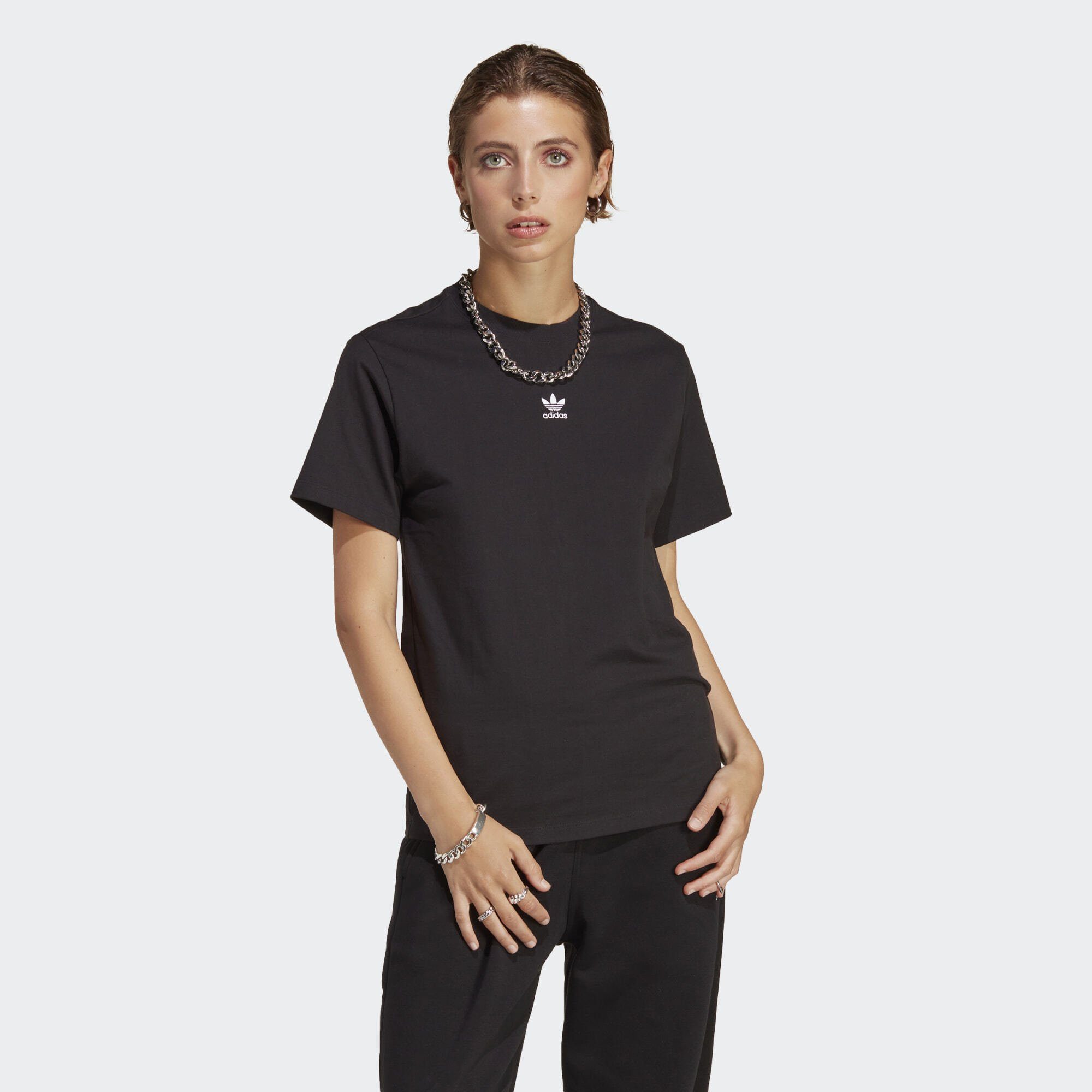 adidas Originals T-Shirt ADICOLOR ESSENTIALS REGULAR T-SHIRT Black | T-Shirts