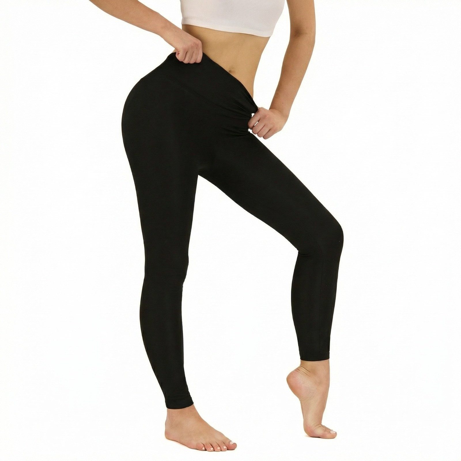 RedBridge Leggings by Sweet Point 3er Pack High Waist Stretch Blickdicht Elastischer Bund – Bild 3 von 5
