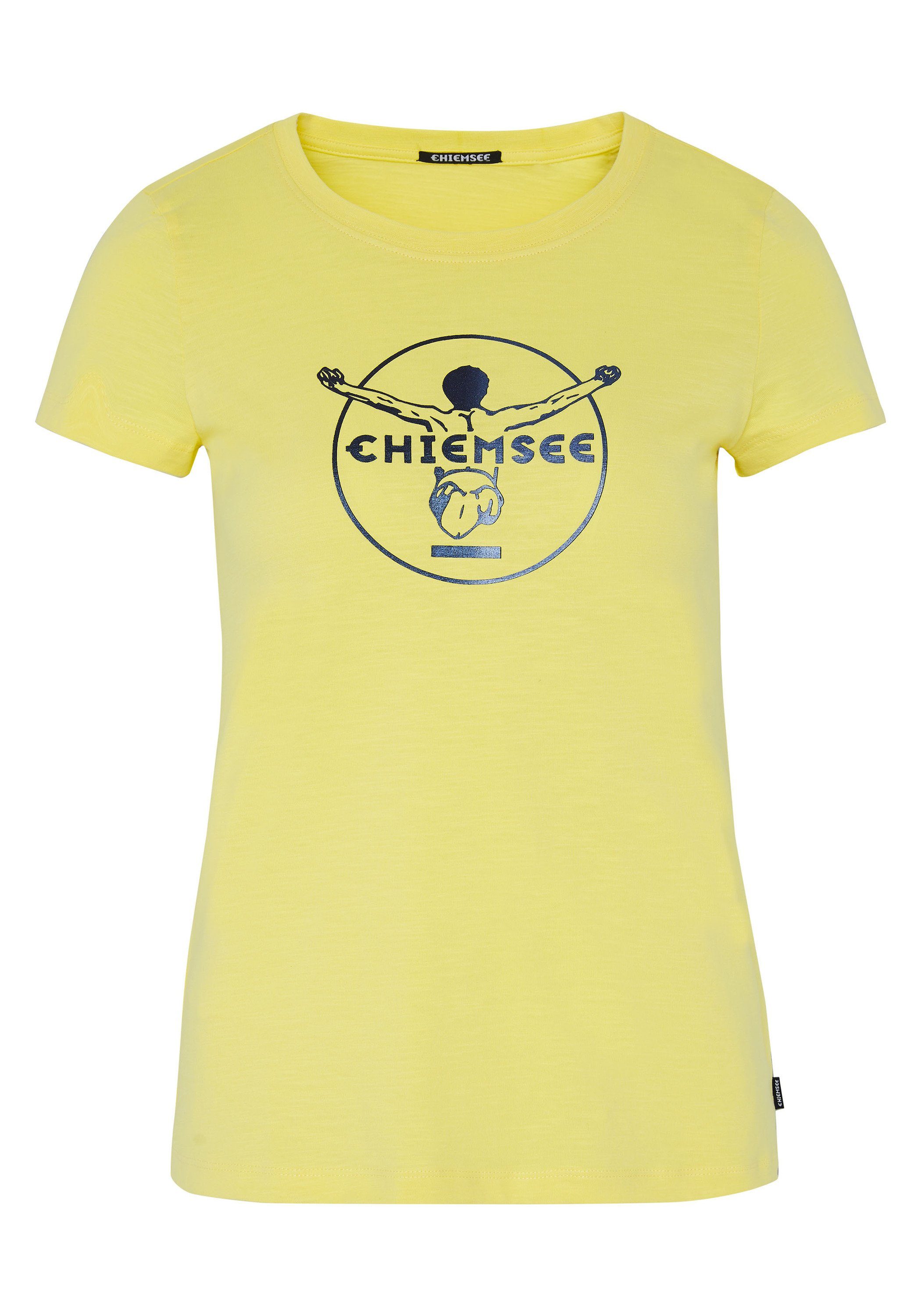 Chiemsee Print-Shirt T-Shirt mit Jumper-Frontprint 1 Limelight | Rundhalsshirts