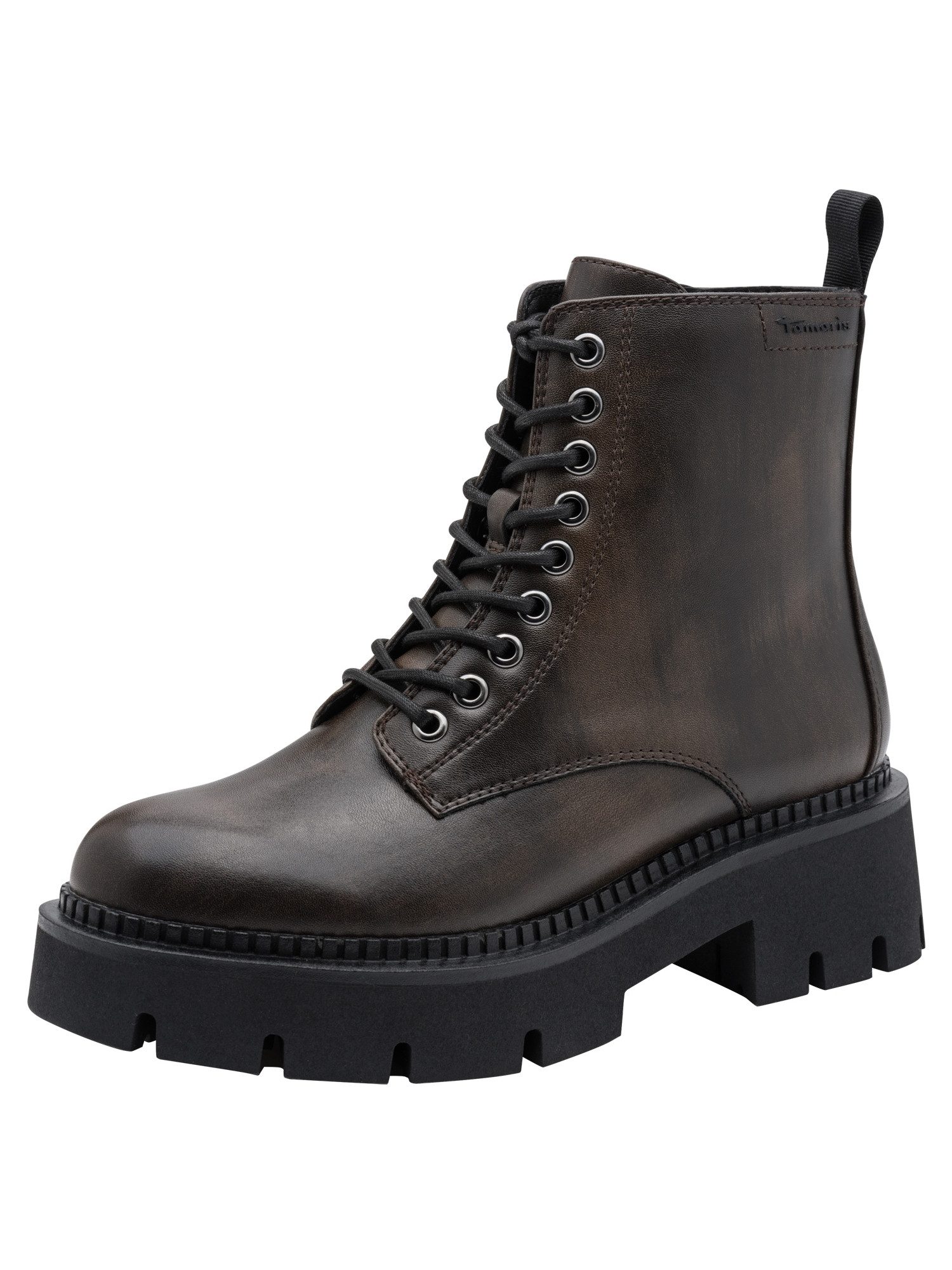Tamaris TOUCH-IT mit Absatz kein Absatz 1-25254-47 Schnürstiefelette TOUCH-IT
