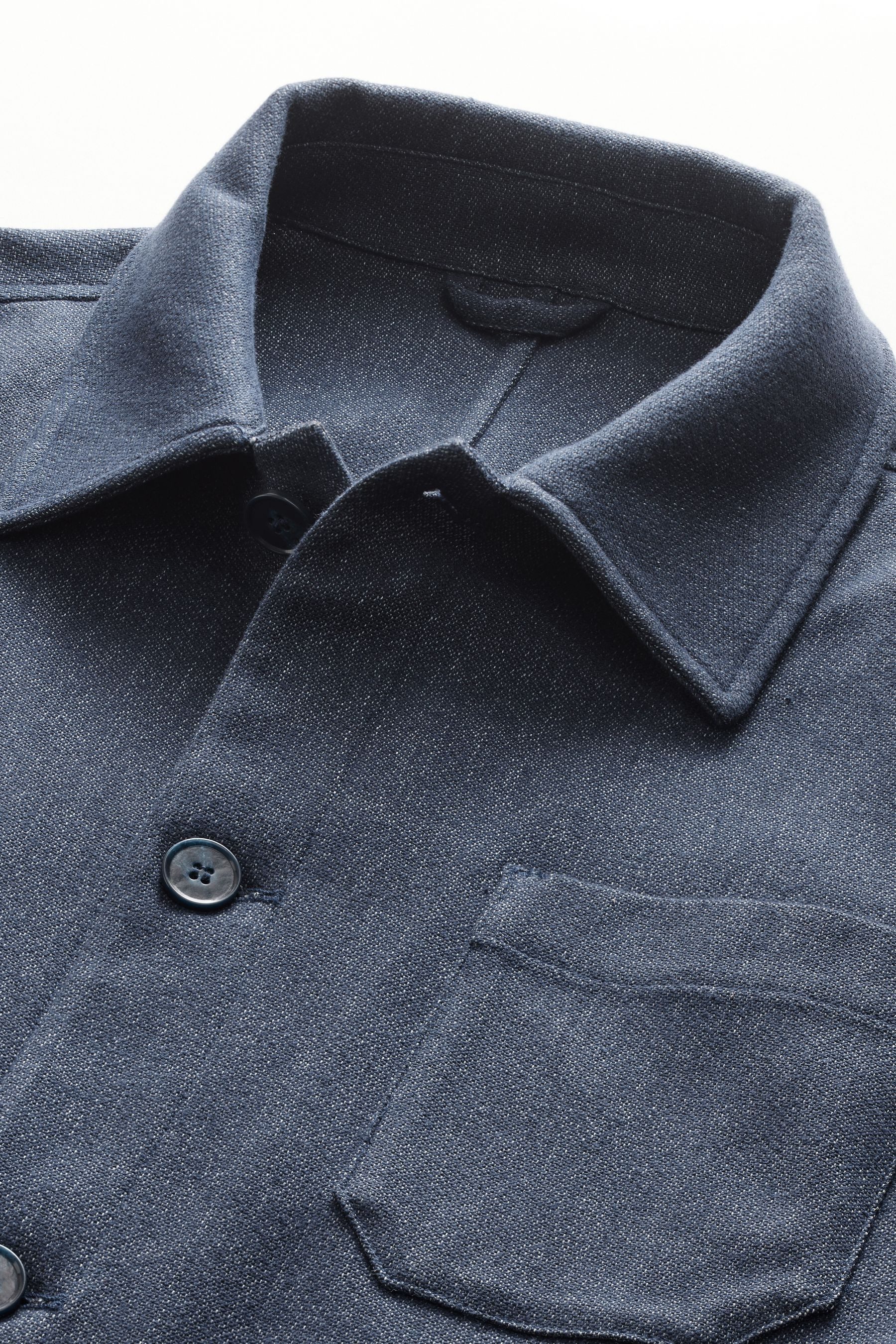 Next Hemdjacke EDIT Hemdjacke im Jeans-Look (1-St)