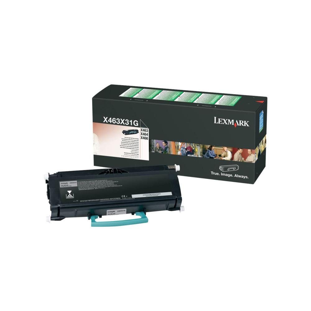 Lexmark Tonerpatrone X463X31G Toner schwarz
