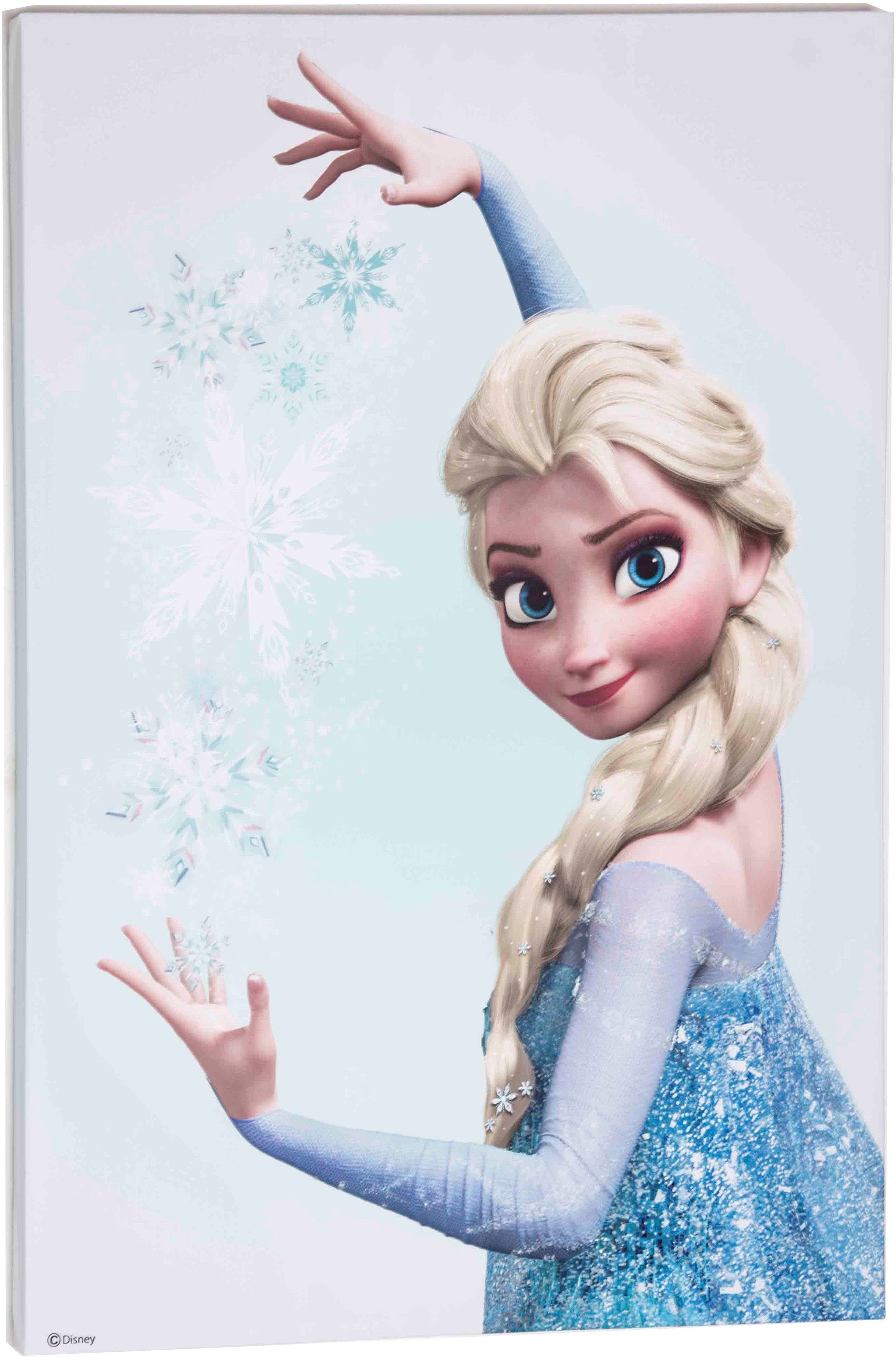 Großer Verkauf! Disney Leinwandbild Frozen Elsa, (1 St)