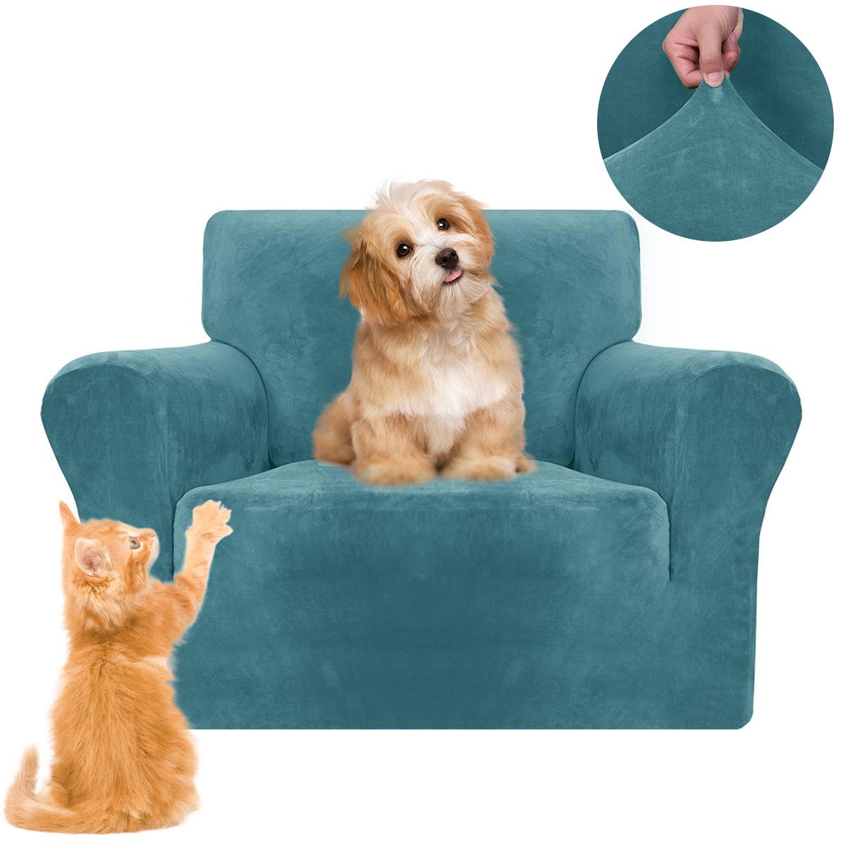 MOPUEA Sofabezug Sofabezug 1/2/3/4 Sitzer, Modern Sofaüberwurf Elastische Couchbezug