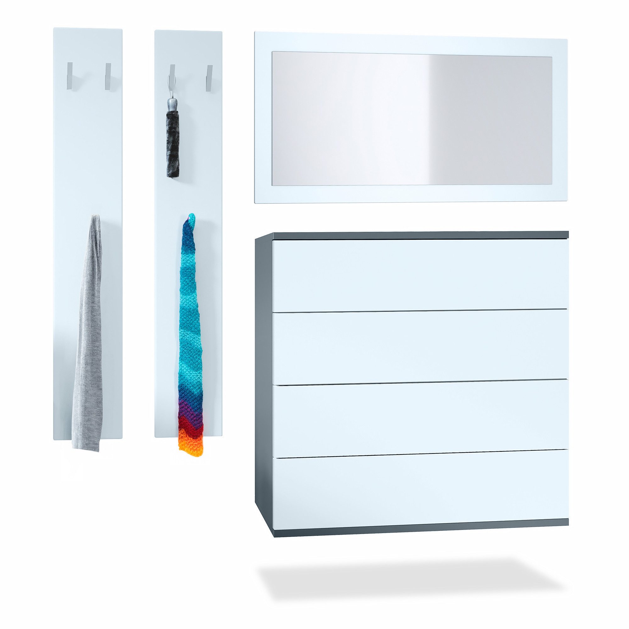Vladon Garderoben-Set Horizon, (Garderoben-Set, bestehend aus günstig online kaufen