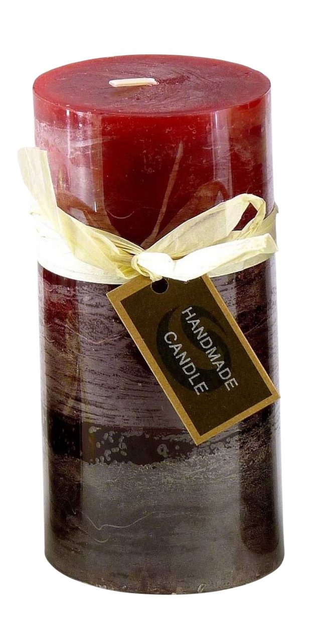 Small-Preis Stumpenkerze Premium Blending Colors Dunkelrot günstig online kaufen