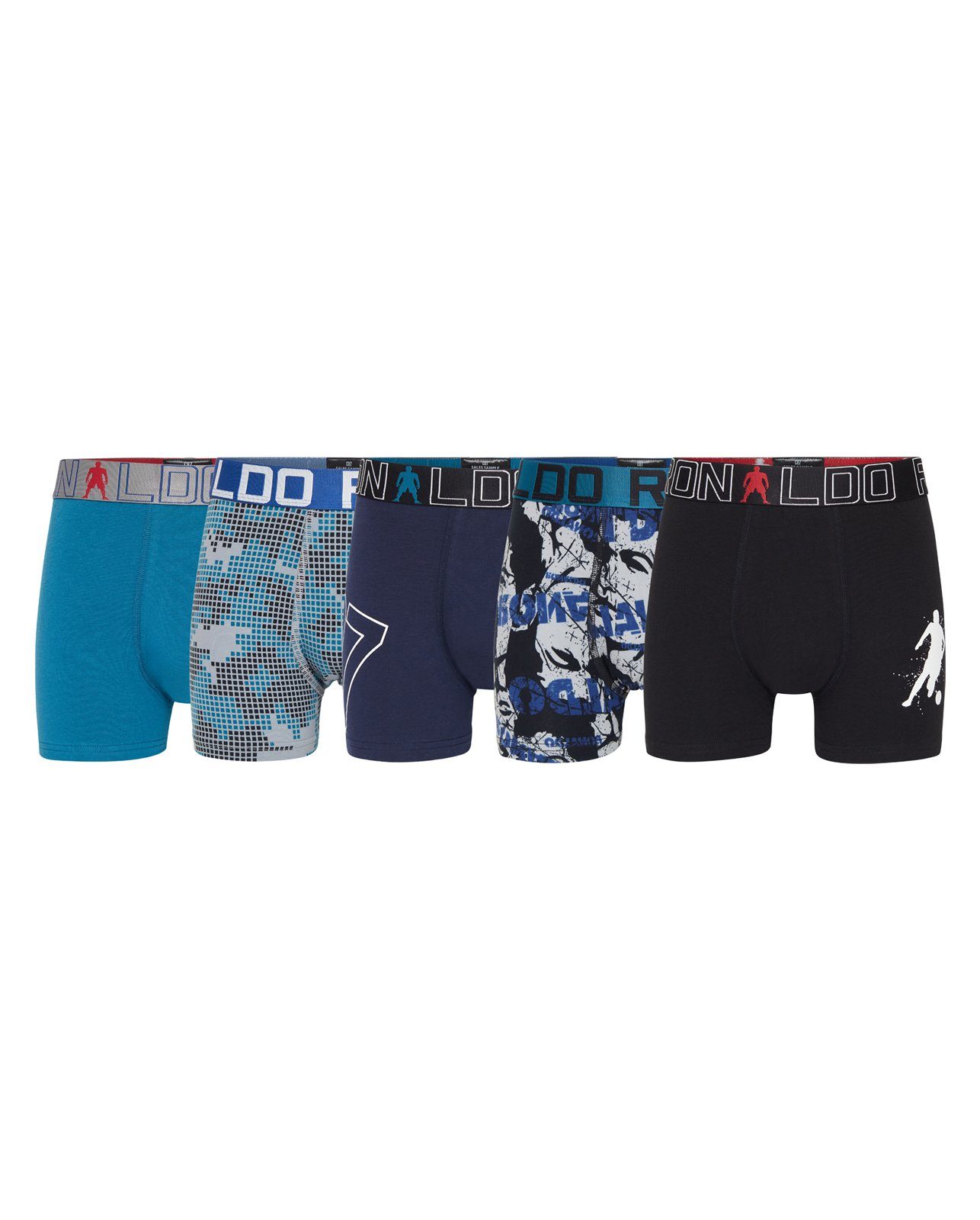 CR7 Boxershorts 10er Pack (Spar-Pack, 10er-Pack) 2502 Sortiert Boy Pants
