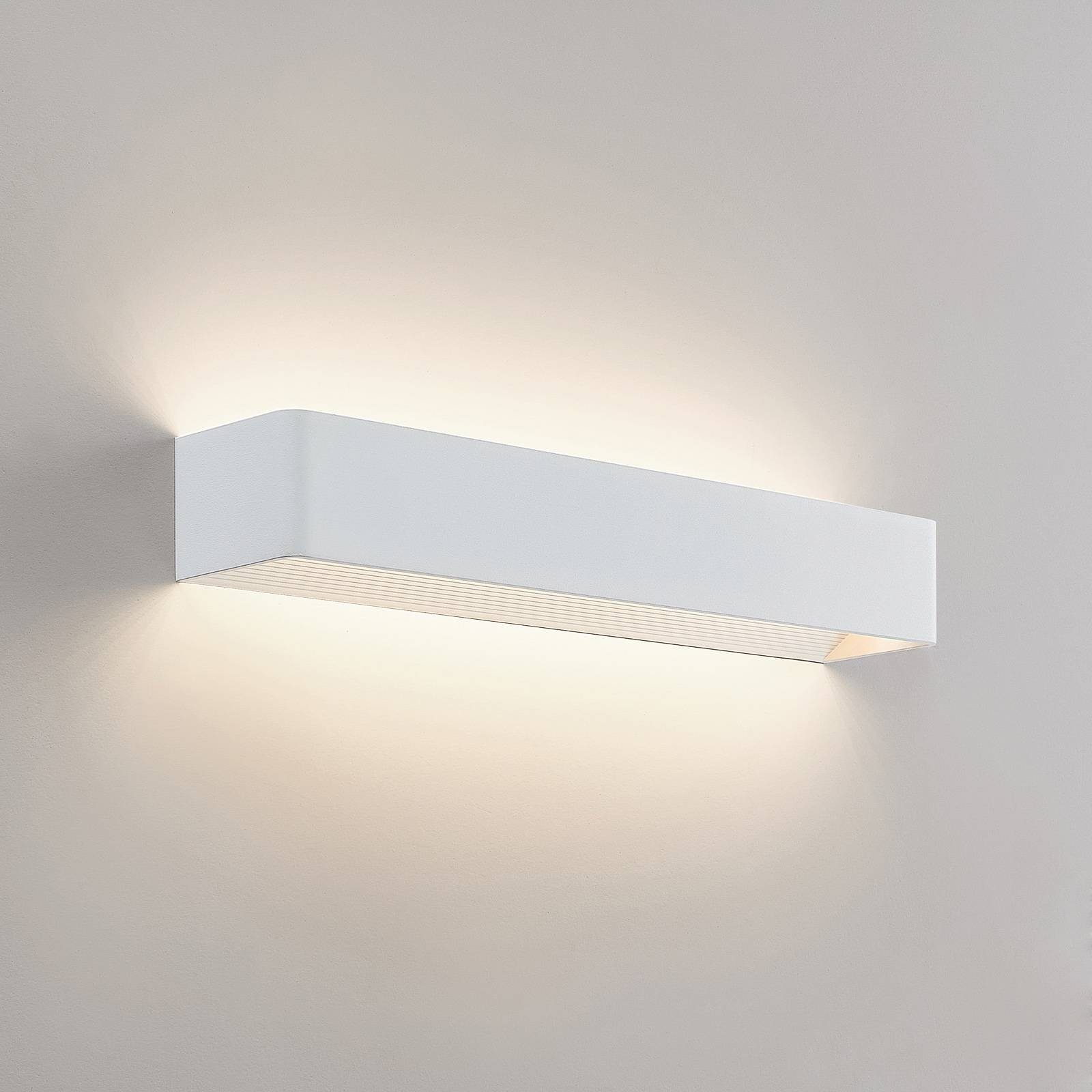 Arcchio LED Wandleuchte Karam, LED-Leuchtmittel flammig, weiß, fest Aluminium, Leuchtmittel 1 inkl. Modern, verbaut, Eisen, warmweiß