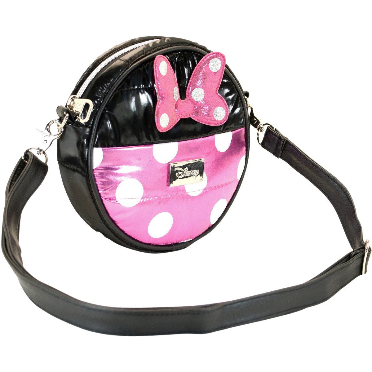 Disney Umhängetasche Minnie Mouse Air-Padding Round Unisex Kinder, Handtasche, Сумки для покупок, Crossbody Bag, Schultertasche, Hobo Bag