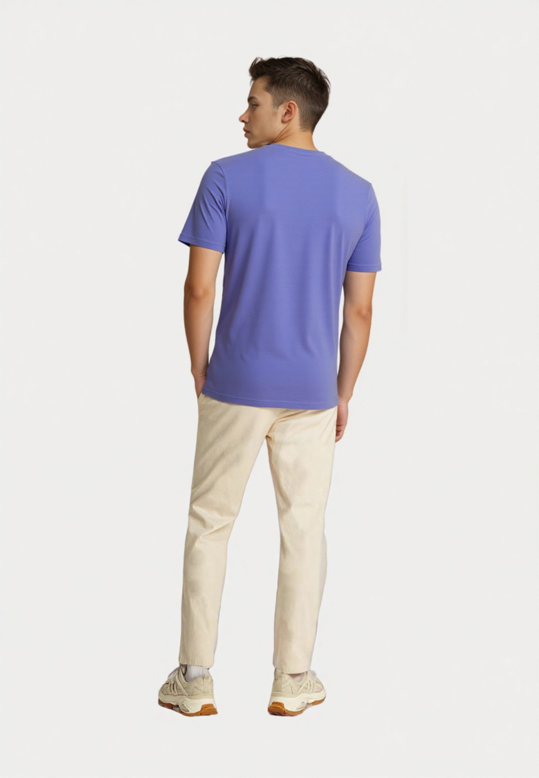 U.S. Polo Assn. T-Shirt T-Shirt Kurzarmshirt bunter Poloreiter (1-tlg., 1)