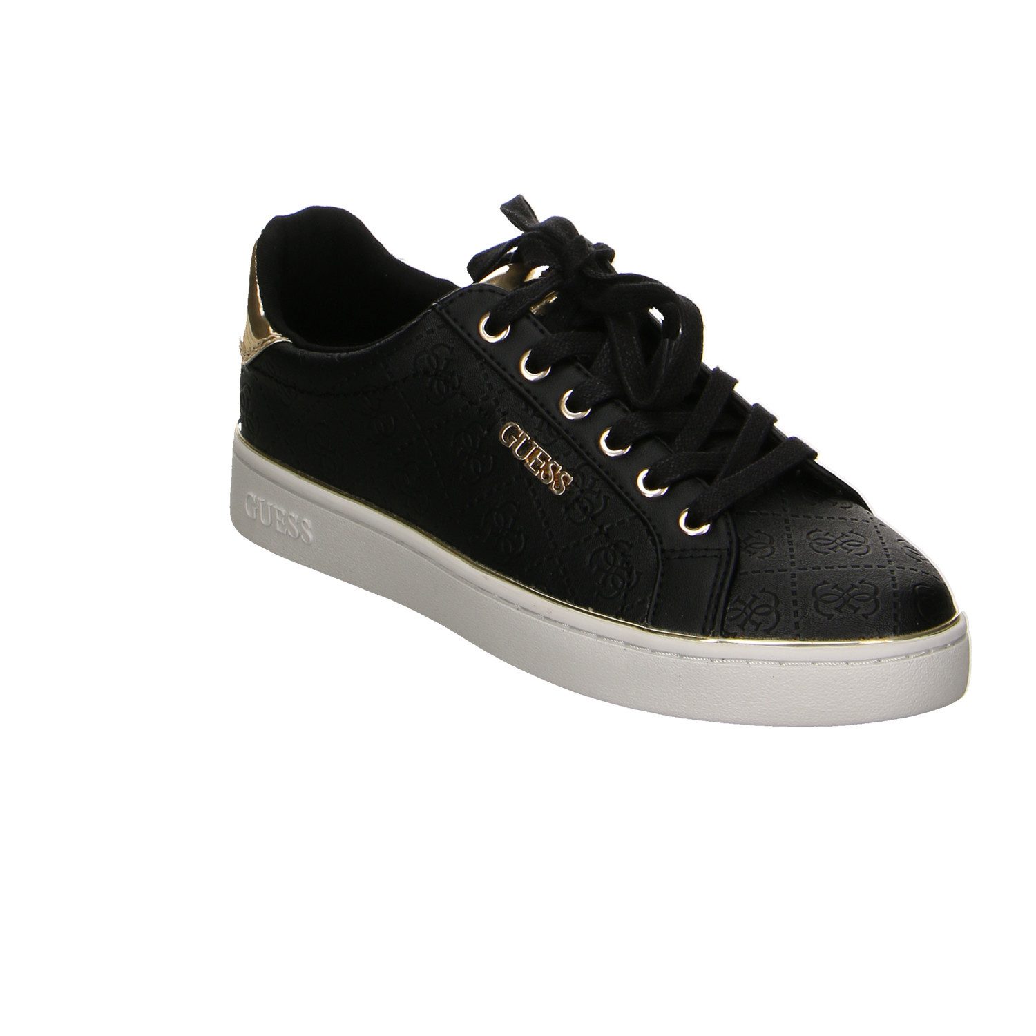 Guess Guess Synthetik Schnürschuhe schwarz Schnürschuh günstig online kaufen