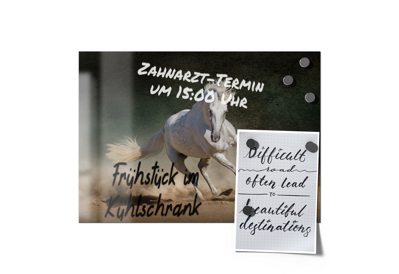 Thumbnail - DEQORI Magnetfolie 'Freie Wildbahn', beschreibbar universal Magnetmatte magnetisch Folie Planer Kalender
