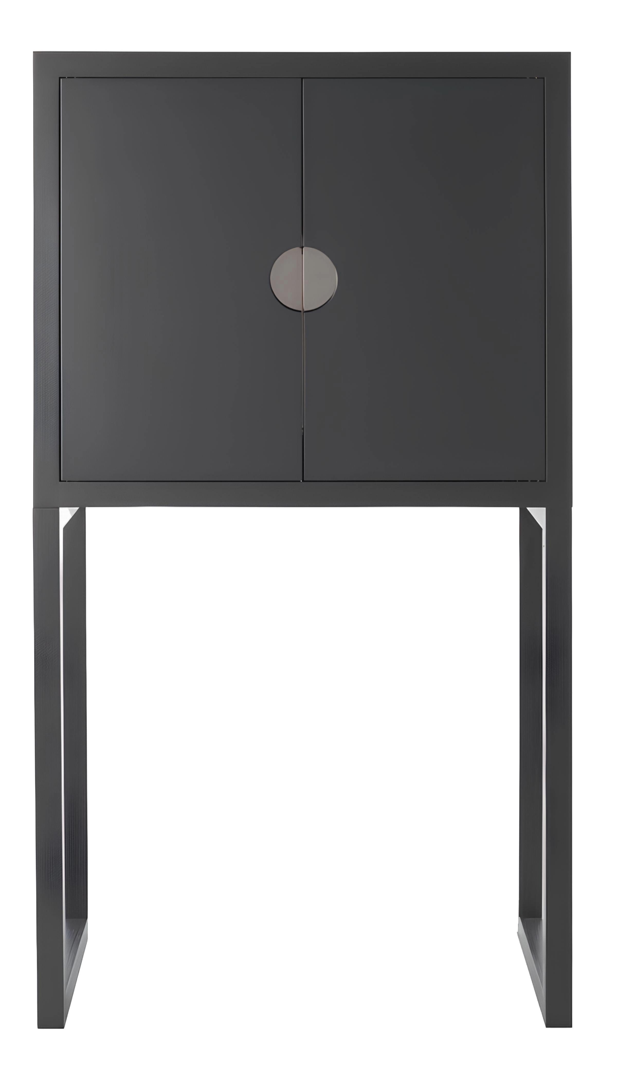 Xlmoebel Telefontisch Eleganter Beistelltisch aus hochwertigem Holz im italienischen Stil (1-St., Barschrank), Hergestellt in Italy