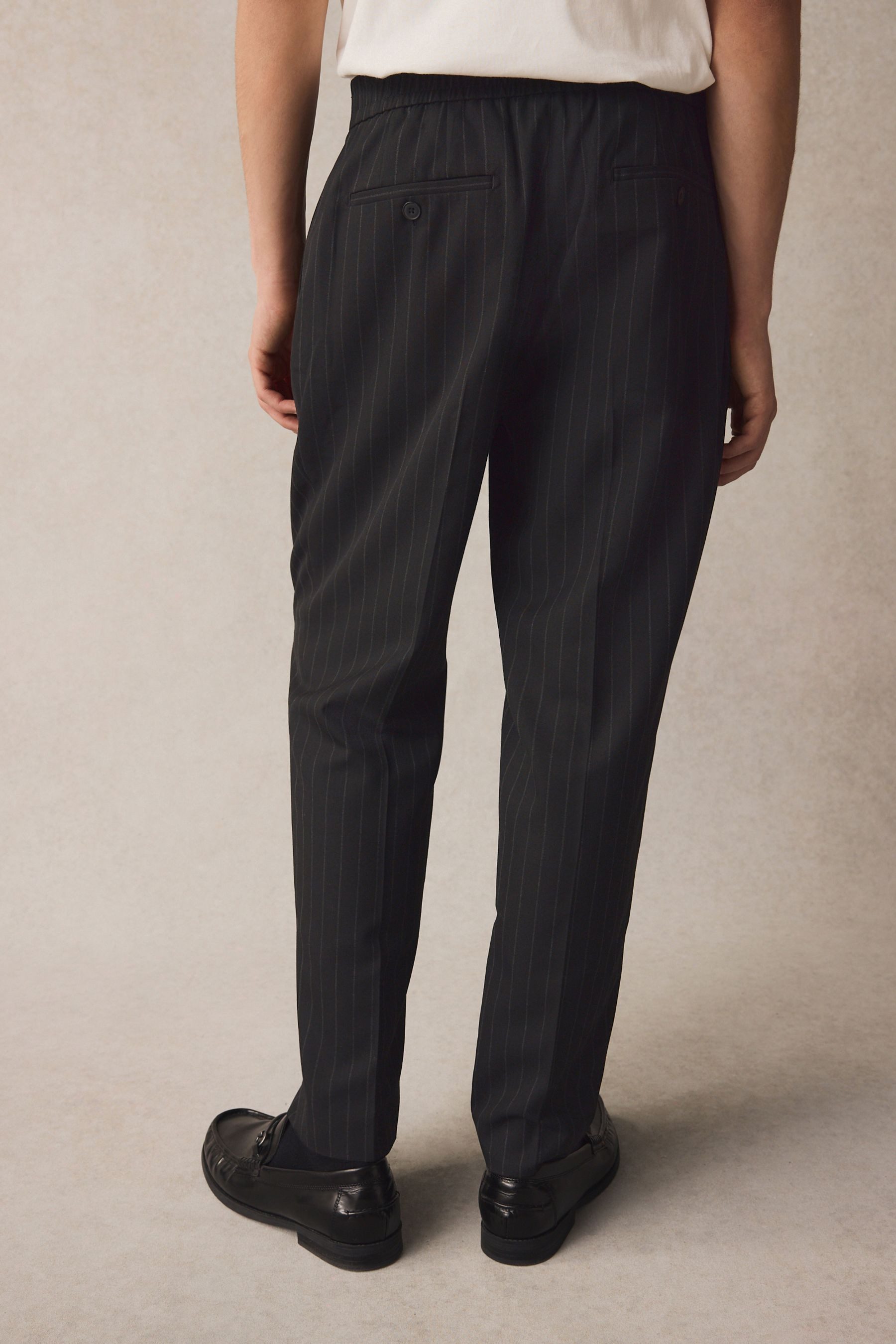 Next Dehnbund-Hose Regular Fit Nadelstreifenhose (1-tlg) günstig online kaufen
