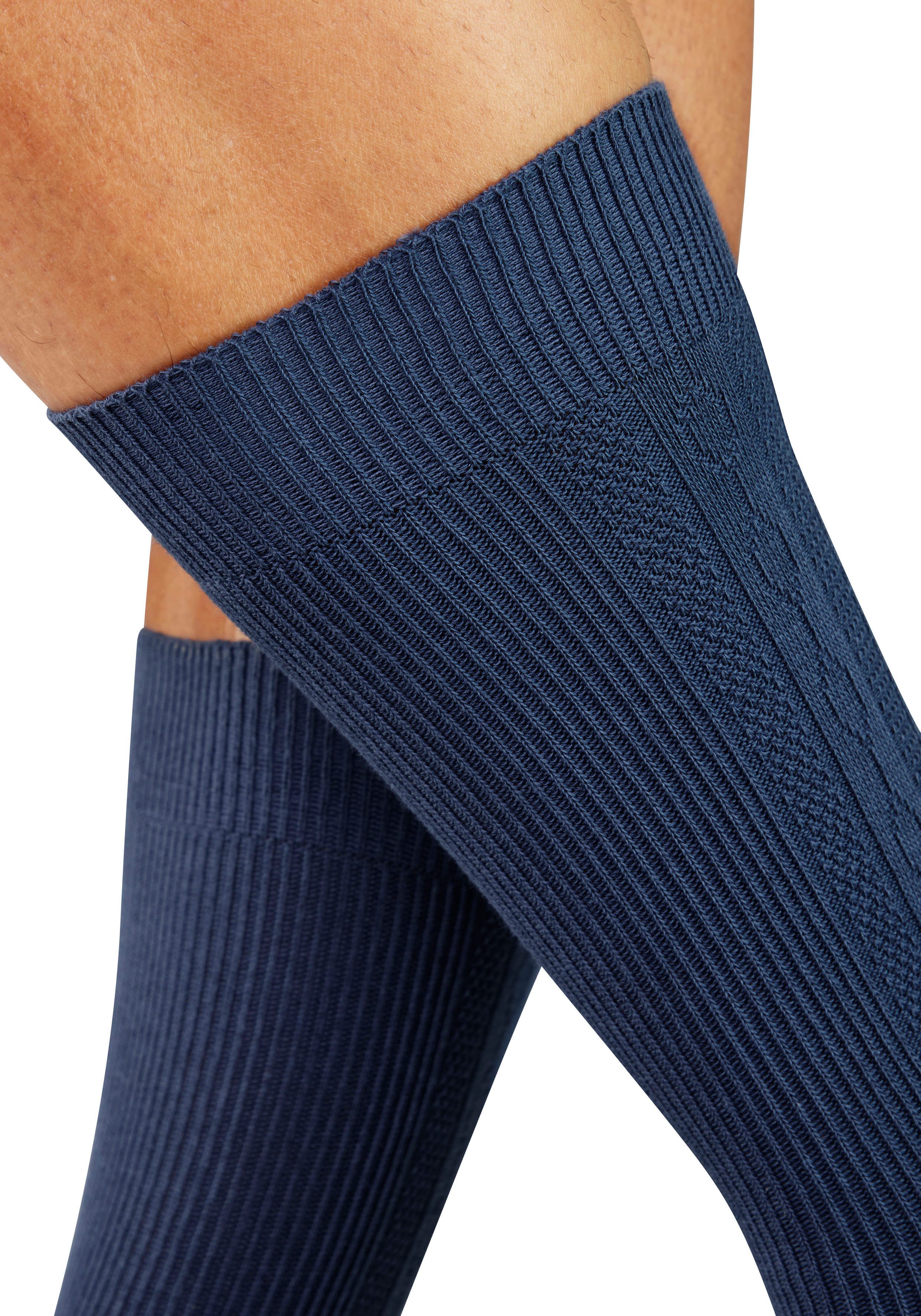 H.I.S Businesssocken Klassische Herren, Männersocken, unifarben, ohne drückende Naht (Packung, 5-Paar, Anzugsocken) mit dezent eingestrickten Designs – Bild 4 von 5