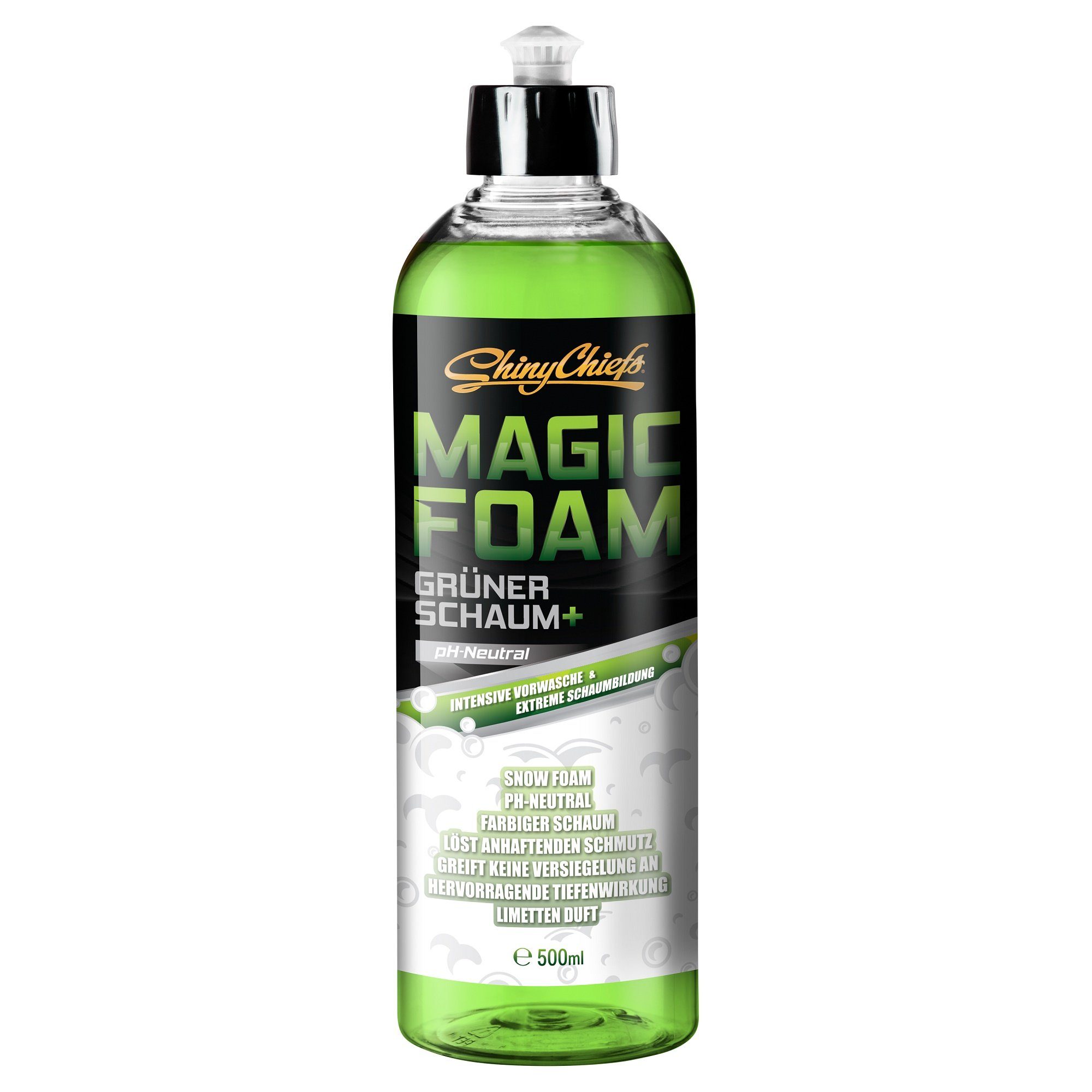 MAGIC FOAM - GRÜNER SNOW FOAM Farbiges Autoshampoo 500ml Autoshampoo