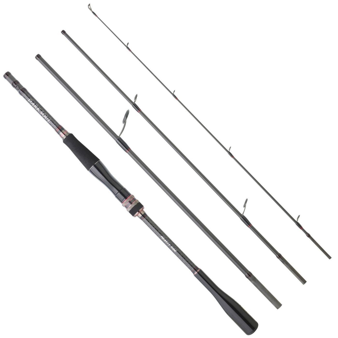 Spinnrute Hearty Rise Dark Soul Travel Spinning 2,15m 8-35g - Reiserute