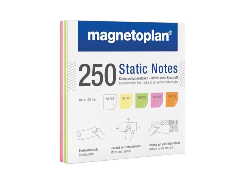 magnetoplan® Moderationskoffer magnetoplan Moderationskarten 'Static Notes', 100