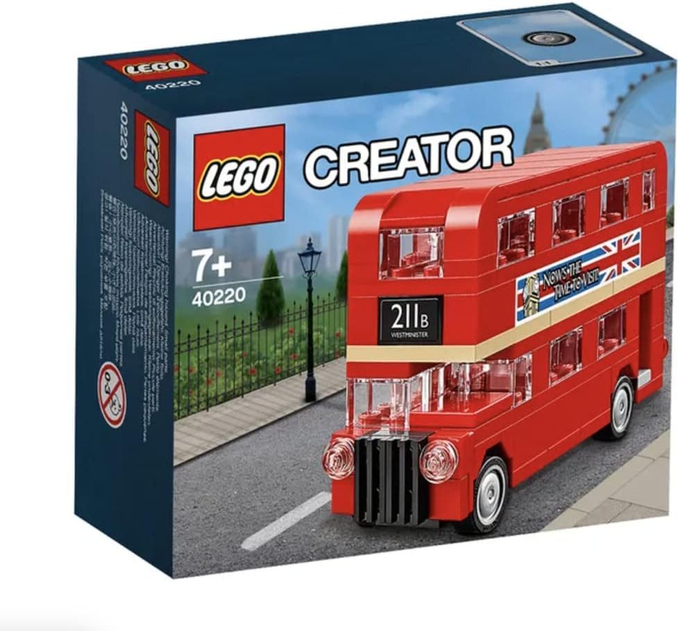 LEGO® Konstruktions-Spielset Creator - Londoner Bus 3-in-1 (40220), (London Bus, London Bus)