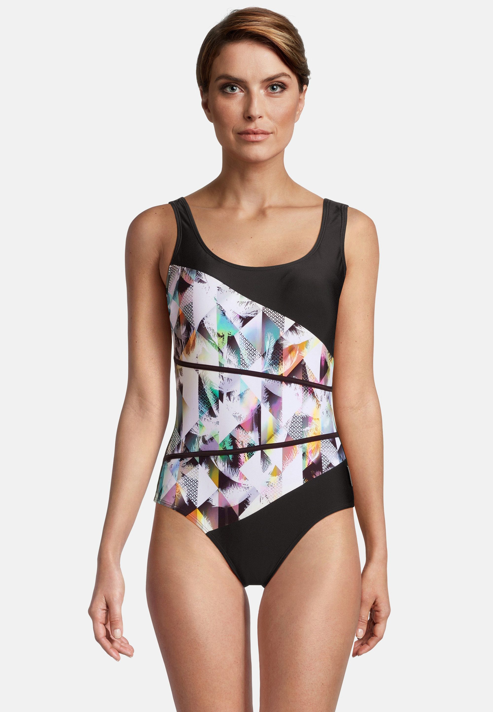Beco Beermann Badeanzug Heavenly Palms (1-St) mit Shaping-Futter, Soft-Cups und Palmenprint