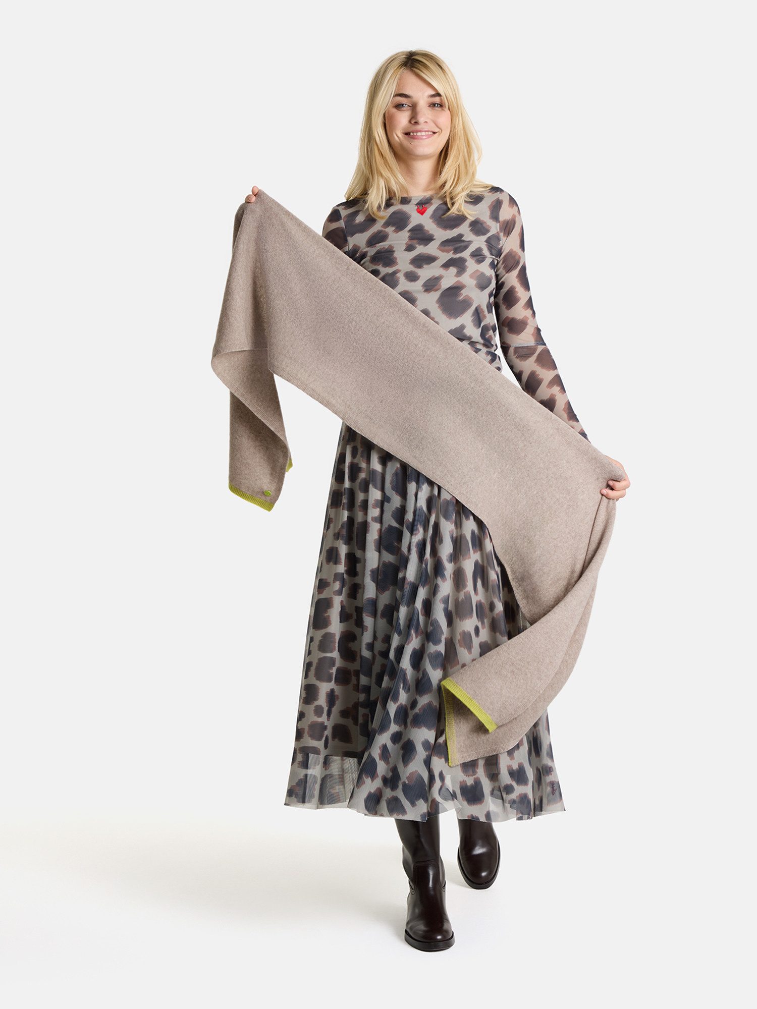 Lieblingsstück Schal Damen-Strickschal, aus Wolle und Kaschmir