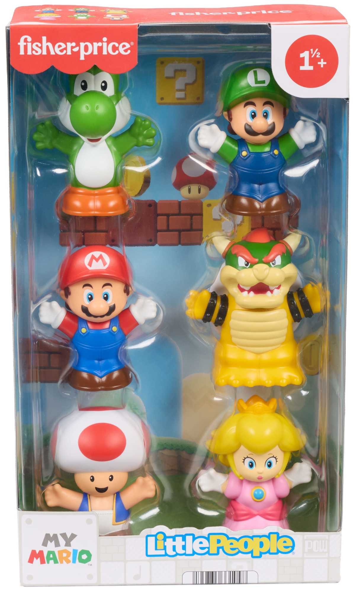 Fisher-Price® Spielfigur Little People Super Mario Multipack, (Set)