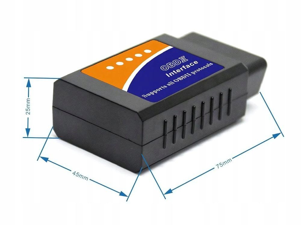 VERK GROUP OBD2 Bluetooth Adapter ELM327 V2 Diagnosegerät für iOS & Android Bluetooth-Adapter, Bluetooth-Verbindung, Fehlercodes auslesen & löschen